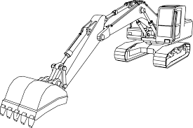 Awesome Big Excavator Coloring Page Coloring Pages Coloring Pages Inspirational Printable Coloring Pages