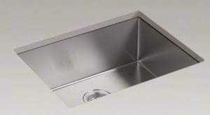 Kohler kitchen sinks undermount black bar. Kohler Strive 24 X 18 1 4 In No Hole Stainless Steel Single Bowl Undermount Kitchen Sink With Silentshield Sound Dampening 5286 Na Ferguson