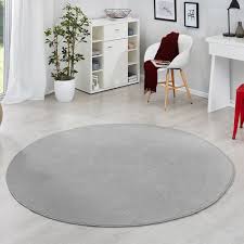Dreamscene sienna weicher hochflor shaggy teppich dick flor 120 x 170 cm, polyester, silber grau, 170 x 5 x 120 cm. Runder Kurzflor Teppich Uni Fancy Rund Kaufland De
