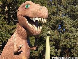 Dedicated on may 22, 1936, it contains seven dinosaur scul. Prehistoric Gardens Port Orford Oregon