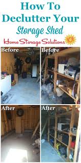 Although they are great places to keep lawnmowers, lawn chemicals, and other gardening tools, some are large enough to keep seasonal items that you do not currently have a use. How To Declutter Outdoor Storage Shed