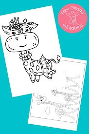 The moon and stars are no match for this spotted unicorn! Free Printable Giraffe Coloring Pages Crafts Kids Love