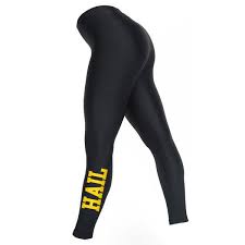 Block Hail University Of Michigan American Apparel Spandex Leggings Underground Printing