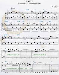 Harry Styles Cherry Easy Piano Sheet Music Easy Piano Sheet Music Sheet Music Piano Sheet