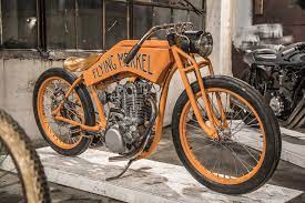 Flying Merkel Orange Xt500 Show Photos Bike Cafe Racer