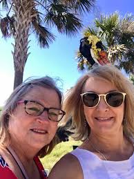 Friends having breakfast before trip to Butte