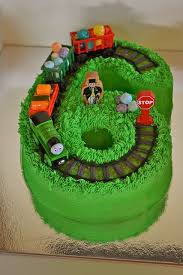 6th Birthday Cake For 6 Year Old Boy Number 6 Percy Train Cake Train Birthday Cake Number Birthday Cakes 6th Birthday Cakes