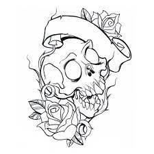 Roses And Skull Coloring Pages For Adults Jpg 500 500 Skull Coloring Pages Tattoo Coloring Book Skull Tattoo Design