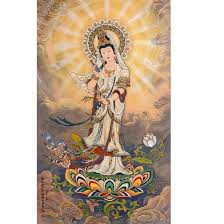 Guanyin of nanshan arca menjulang dewi cinta di kaki langit hainan. Gambar Dewi Kwan Im Bergerak Belajar