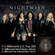 Nightwish Reach 34 On Billboard Us Top 200 Album Chart