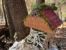 Fairy Houses Fairies And Gnomes Return To Roswell Nature Trail For The Winter