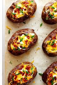 The Best Baked Potato Recipe Gimme Some Oven Recipe Best Baked Potato Perfect Baked Potato Baked Potato Recipes