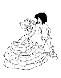 Bring the animals from the jungle book to life in this awesome coloring book app. Coloring Page Junglebook Coloring Pages 10