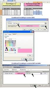 Tom S Tutorials For Excel Monitoring Changes In Data With Conditional Formatting Businesscardmaker Excel Tutorials Business Card Maker Excel