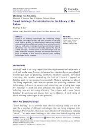 With the feedback they provide, you can improve your product, your service, and the overall customer experience — leading to higher revenue and more loyal customers. Pdf Smart Buildings An Introduction To The Library Of The Future