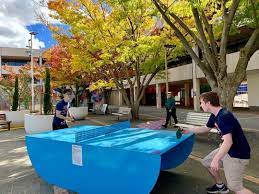 Popp X Woden Town Square Hero Outdoor Ping Pong Table Table Tennis Act Canberra Australia Outdoor Ping Pong Table Outdoor Ping Pong