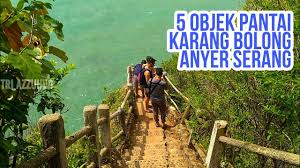 Di hari itu ane berencana untuk liburan ke pantai karang bolong se usai kerja sama temen kampus. 5 Objek Unik Di Pantai Karang Bolong Anyer Banten Youtube