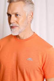 Fished Organic Cotton T-Shirt Mango