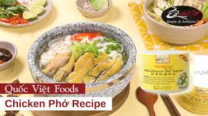 The key to the vietnamese noodle soup pho is in the broth. How To Make 1 Hour Authentic Chicken Pho Made With Quá»'c Viá»‡t Foods Brand Soup Base No Added Msg Youtube