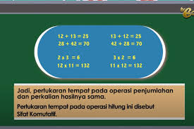 Menghitung Bilangan Dengan Sifat Komutatif