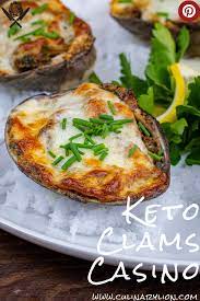 Clams Casino Keto Seafood Recipe Culinary Lion Recipe Seafood Recipes Clams Casino Clam Recipes