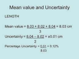 How To S Wiki 88 How To Find Percentage Uncertainty From Absolute Uncertainty