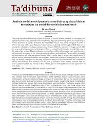 Jurnal penelitian tindakan kelas peningkatan hasil belajar matematika tema energi dan perubahannya melalui model nht pada siswa kelas iii sd negeri bhayangkara kota yogyakarta disusun oleh: Pdf Analisis Model Model Pembelajaran Fikih Yang Aktual Dalam Merespons Isu Sosial Di Sekolah Dan Madrasah