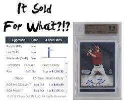 First, i found that the value of at least 8 mike trout psa 10 base rookie or prospect cards is more than $1,000, excluding parallels and refractors. It Sold For What The Mike Trout Edition Comc Blog