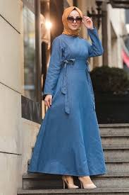 Neva Style Mavi Tesettur Kot Elbise 43190m Tesetturisland Com Mavi Uzun Elbiseler Moda Stilleri Moda Kiyafetler