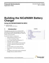 ︎ aadress 2425 s pecan dr. Building The Nicd Nimh Battery Charger Freescale Semiconductor