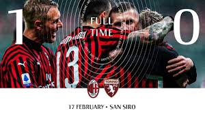Home serie a serie a 20/21 ac milan vs torino highlights. Ac Milan Vs Torino 1 0 Milan Naik Dua Level Dari Peringkat 10 Ke Posisi 8 Di Papan Klasemen Warta Kota
