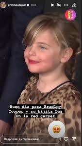 Así está Lea Cooper, la hija de Bradley Cooper e Irina Shaik