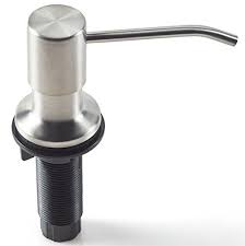Dish Soap Dispenser For Kitchen Sink Brushed Nickel Commercial Grade Liquid Dispenser Pump Built In Design With Large 17 Oz Bottle Refill From The Top S Dish Soap Dispenser