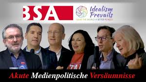 Idealism Prevails - Unabhängige Medienplattform: Akute medienpolitische  Versäumnisse (BSA-Diskussion u.a. mit Thurnher, Stuiber, Hämmerle &  Hausjell)