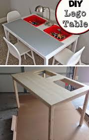 Diy Lego Table Made From Ikea Ingo Dining Table And Ikea Trofast Buckets Diyboyroom Bedroomdecorforboys Legothemebedro In 2020 Lego Table Diy Lego Room Lego Bedroom
