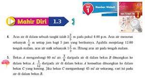 Kssm Matematik Tingkatan 1 Bab 1 Nombor Nisbah Mahir Diri 1 3 No4 No5 Buku Teks Form 1 Youtube