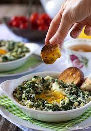 Baked Eggs With Kale And Leeks Recipe Breakfast Brunch Recipes Raw Food Recipes Weekend Breakfast Recipes