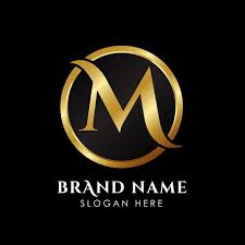 Modelo De Logotipo Letra M Luxo Na Cor Ouro Luxury Logo Design Monogram Logo Design Font Design Logo