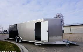Unlimited miles are included on all trailer rentals, always. 24 Ultra Light Aluminum Enclosed Trailer Rental All Purpose Car Hauler Snowmobile Rzr Or Off Road Trailer