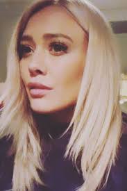 How to achieve white blonde hair? Hilary Duff Just Went Platinum Blonde Beauty Crew