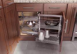 The shelves bring your items to the front of the cabinet where you can reach them. Vauth Sagel Blind Corner Pull Out Vs Cor Fold Right Handed Blind Corner Cabinet Organizer Wayfair