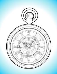 Retro Watch Vector Sketch Simple Line Illustration Stock Vector Illustration Of Leather Object 135355997 The running coat hand watch for men. dreamstime com