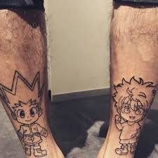 Always link directly to images, either on. Tatuagem Gon E Killua Hunter X Hunter Tattoo Gon And Killua Hunter Tattoo Tattoos Matching Tattoos