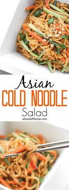 Try one of our easy noodle soup recipes to cheer you up, from bone daddies ramen to beef pho we have put together our favourite healthy noodle soup recipes for you to try, from vietnamese pho to malaysian laksa, thai red curry noodle soup and. Asian Cold Noodle Salad Ahead Of Thyme