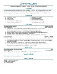 Software engineer resume summary example. Software Engineer Cv Pdf August 2021