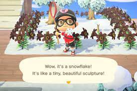 Auroras occur exclusively during the winter months, and spotting one is pretty rare. Animal Crossing New Horizons Winter Snowflake Diy Recipe Guide Polygon