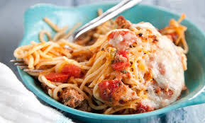 Stir until the noodles are coated with mixture. Spaghetti Supper Paula Deen