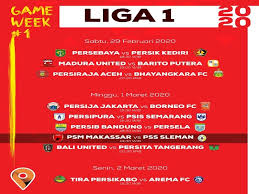 Liga indonesia 2 tahun lalu. Pt Lib Rilis Ulang Jadwal Liga 1 2020 Ini Jadwal Pertandingan Pekan Pertama