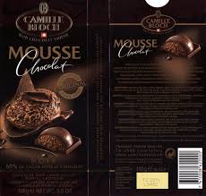 Tablette De Chocolat Noir Fourre Camille Bloch Noir Mousse Chocolat J Ai Apprecie Candy Recipes Confectionary Dessert Drinks