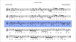 Agnus Dei Partitura Chords Chordify